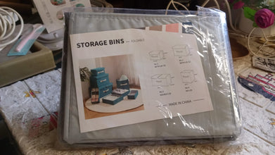 Small Foldable Storage Box With Lid And Handles(28×20×16 Cm / 1 pc)