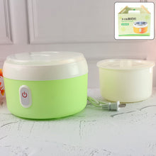 Green Electric Yogurt Maker used in all kinds of household and kitchen places for making yoghurt.