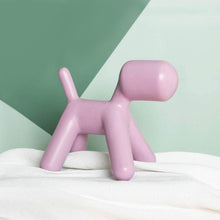 Plastic Cute Animal Puppy Chair Dog Low Footstool for Bedroom Living