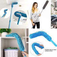 Adjustable Long Handle Microfiber Dust Brush – Foldable Ceiling & Appliance Cleaner