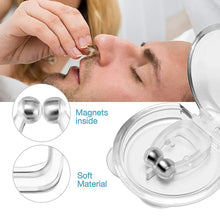Silicone Magnetic Nose Clip Anti Snore Device for Heavy Snoring Sleeper (1 Pc)