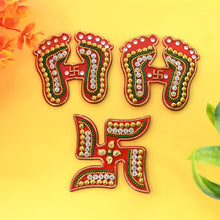 GrahaLakshmi Charan Decor Set