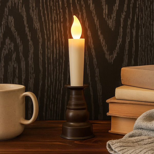 Premium LED Flameless Candle with Holder