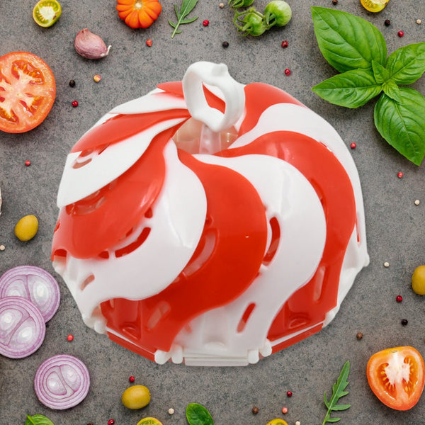 Folding Fruit Basket Hanging Stand – Lotus Shape Tray for Fruits & Vegetables (1 Pc)