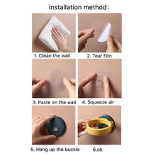 Wall Mount Hair Dryer Holder with Suction Cup, Salon / Home Use  Dryer Stand Rack (1 Pc)