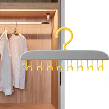 Plastic Organizer Hanger with 8 Hooks Heavy Duty Clothing Tank Top Belt Towel  (1 pc)