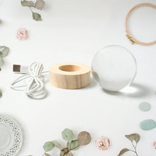 3D Crystal Ball Night Light for Bedroom & Home Decoration Gift (1 Pc)