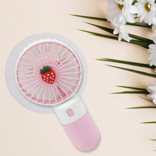Portable Small Electric Fan – Rechargeable Mini Handheld Fan for Students
