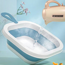 Space-Saving Foldable Baby Wash Basin, Lightweight & Easy to Clean 28×28 Cm)