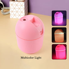 Portable Mini USB Humidifier with Light – Cool Mist & Essential Oil Diffuser (250ML)