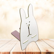 Wooden Rabbit Design Phone Stand