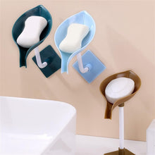 Soap Holder Leaf Shape Self Draining Dish Holder with Suction Cup
