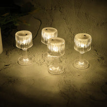 Crystal Lamp Set of 4