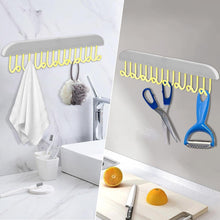 Plastic Organizer Hanger with 8 Hooks Heavy Duty Clothing Tank Top Belt Towel  (1 pc)