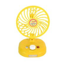 USB-C Rechargeable Portable Fan with LED Light Foldable Fan for Home