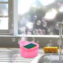 2 in 1 Double Layer Liquid Soap Dispenser with Pump and Sponge