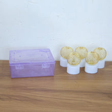 LED Ball Shaped Decorative Light with Mesh Cover (5 Pc / Set)