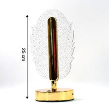 Feather Shape Crystal Lamp