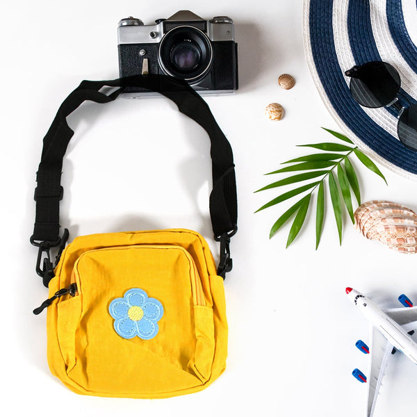 Solid Color Shoulder Crossbody Bag – Trendy Small Square Bag for Students