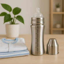 Ganesh Stainless Steel Baby Feeding Bottle for New Born Infants Toddler  250 ML