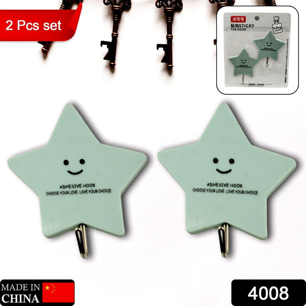 Multipurpose Strong Self-Adhesive Hooks – Heavy Plastic Wall Hooks for Home & Office