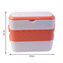 Electric Heated Lunch Box with Stainless Steel Inner Containers (1 Set)