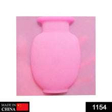 Wall Hanging Silicone Flower Pot Sticker Plant Rack for Decoration (MultiColour)