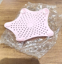 Baby Pink Silicone Star Shaped Sink Filter Bathroom Hair Catcher Drain Strainers