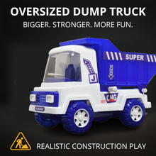 Big Friction Powered Dumper Truck Toy for Kids