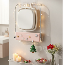 Wall-Mounted Foldable Wash Basin Storage Rack with Self-Adhesive Sticker