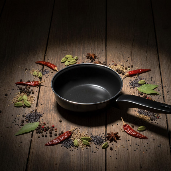 Non-Stick Gas Compatible Fry Pan Without Lid