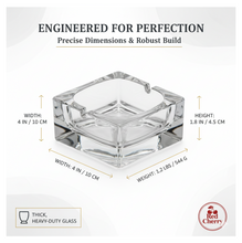 Glass Brunswick Crystal Quality Cigar Cigarette Ashtray