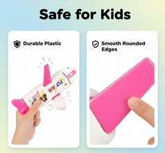 Multi-Functional Airplane-Shaped Compass Box with LED Light and Built-in Sharpener