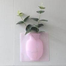 Wall Hanging Silicone Flower Pot Sticker Plant Rack for Decoration (MultiColour)