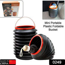 Foldable Storage Bucket , Water Container & Dustbin Multiuse Bucket