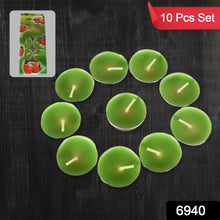 8–9 Hour Unscented Smokeless Candles for Festivals, Parties & Dinners (10 Pc)