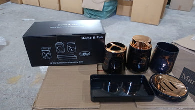 Bathroom Accessory Set Bathroom Decor Premium Quality (5 PCS)