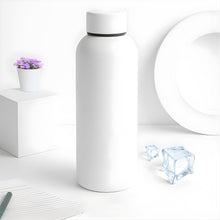 Stainless Steel Double Wall Vacuum-Insulated Drink Water (White / 500 ML Approx)