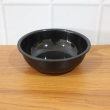 Plastic 6 Inch Black Round Deep Serving Bowl (1 Pc)