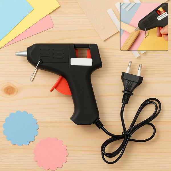 20W Hot Melt Glue Gun  – Fast-Heating Craft & Repair Adhesive Applicator (1 Pc)