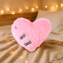 Soft Plush Heart Shape Cushion with 
