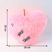 Soft Plush Heart Shape Cushion with 
