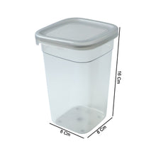 Plastic Multipurpose Kitchen Storage / fridge Container (1200 ML, 6 Pc)