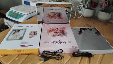 Multifunctional LED Magic Mirror with Hidden Photo Frame (1 Pc)