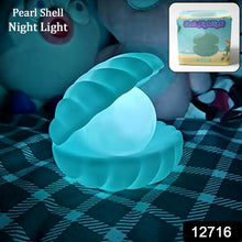 Pearl Shell Night Lamp Decorate Desk Lights Nursery Toy Lamp (Small Battery Operated)