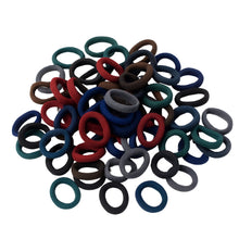 Small Hairbands Bands for Hair Rubber Bands (Pack of 100 / Multicolour), Hair accessories