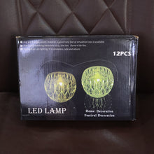 12 Crystal Style LED Candle Light