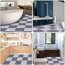 Plastic Bath Mat with Drain Holes and Drainage (Pack of 6)