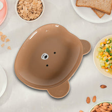 Durable Food Serving Plate, Bear Shaped Plate Cartoon Snack Plates  (1 Pc)
